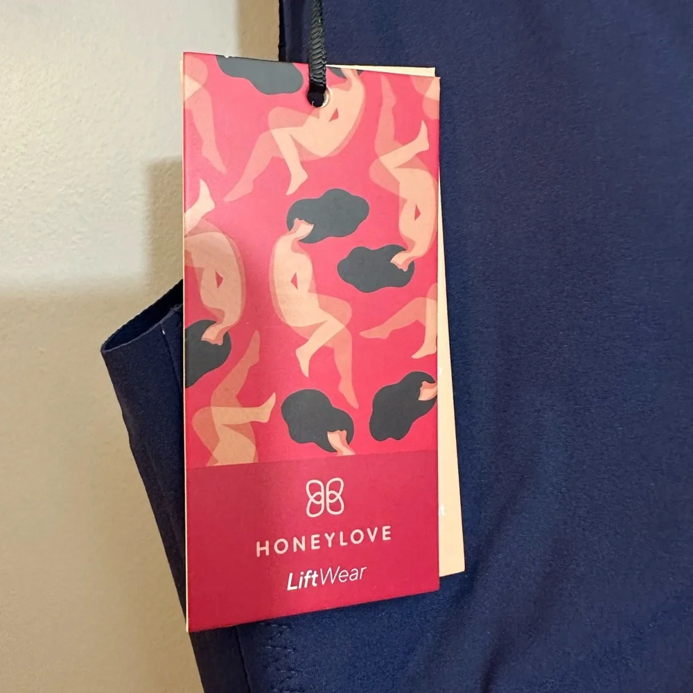 NWT Honeylove Liftwear Shapewear Navy Blue Large Tank - Picture 4 of 8